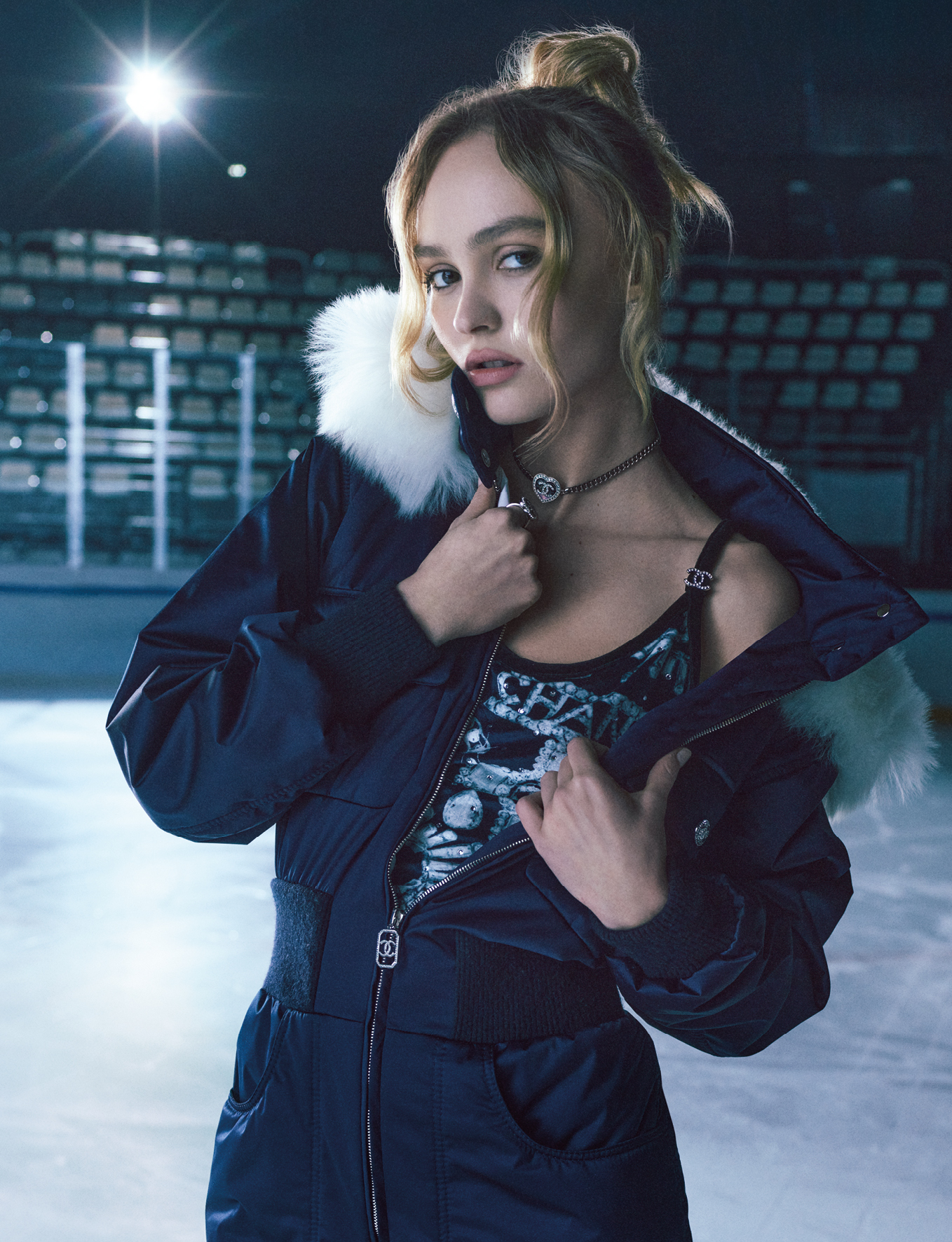 Lily-Rose Depp Debuts CHANEL's Coco Neige 2023/24 Collection - V