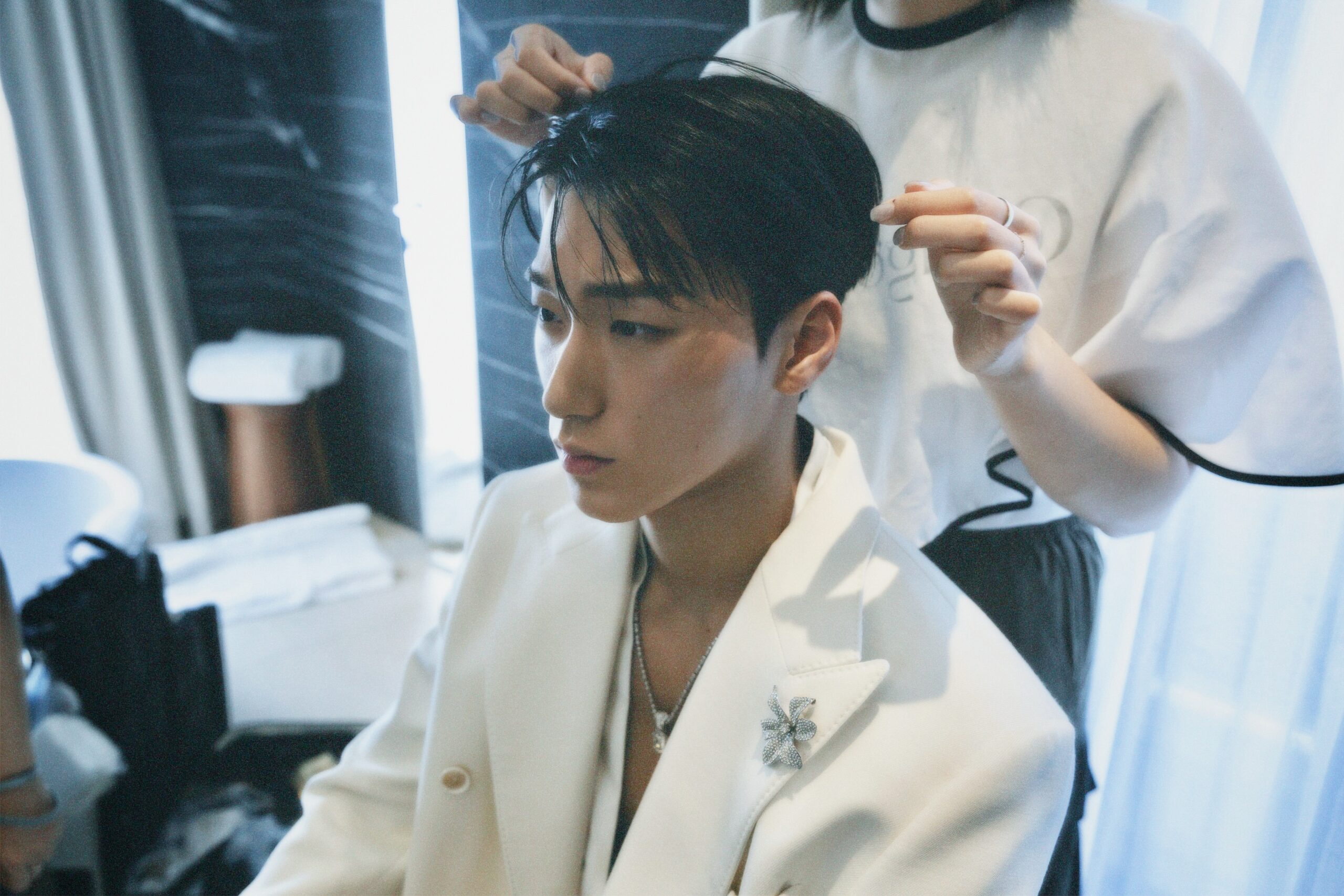 Getting Ready: San of ATEEZ Attends the Dolce & Gabbana Show During Milan Fashion Week – V Magazine