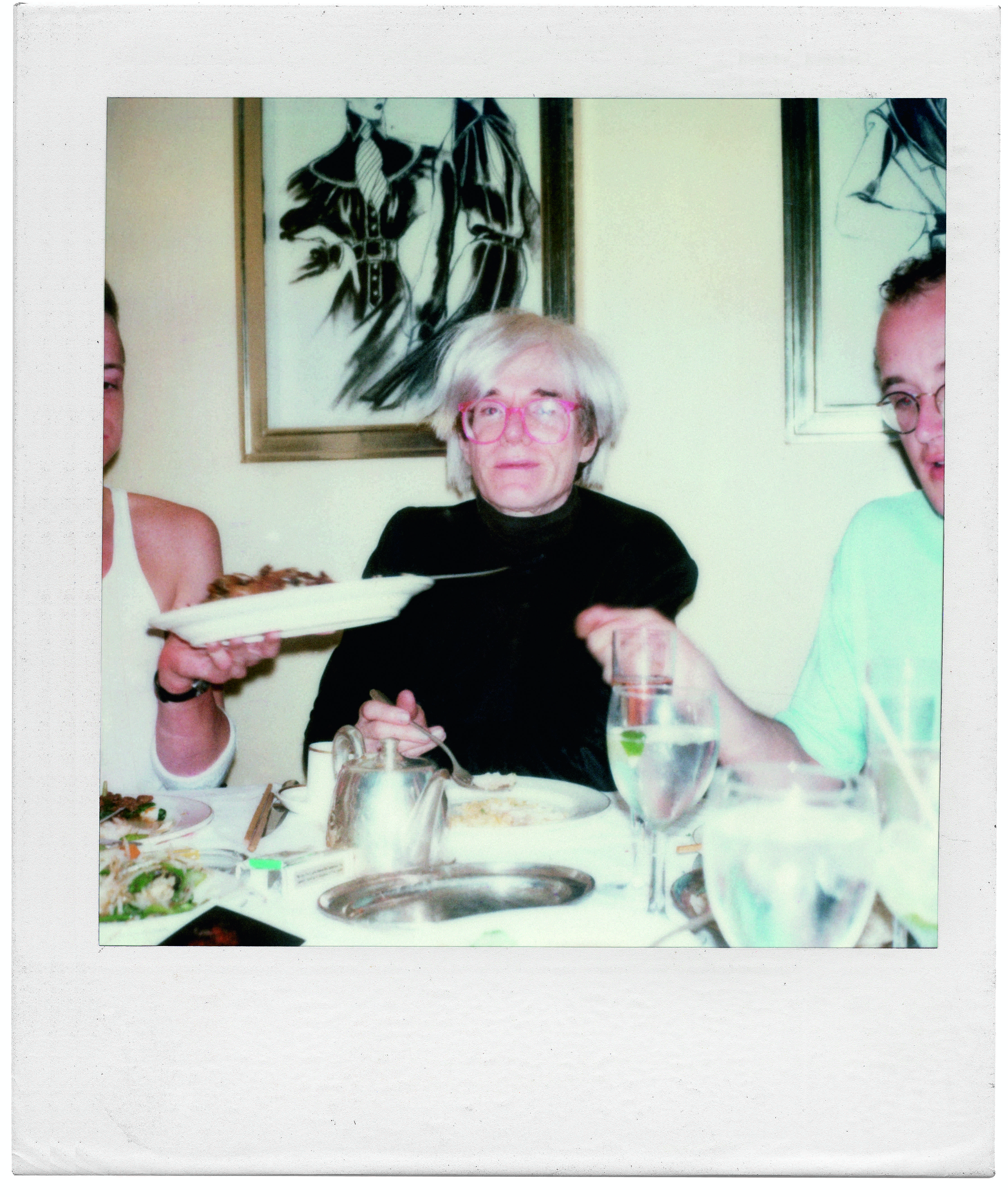  ANDY WARHOL, POLAROID PHOTOGRAPHED BY MARIPOL