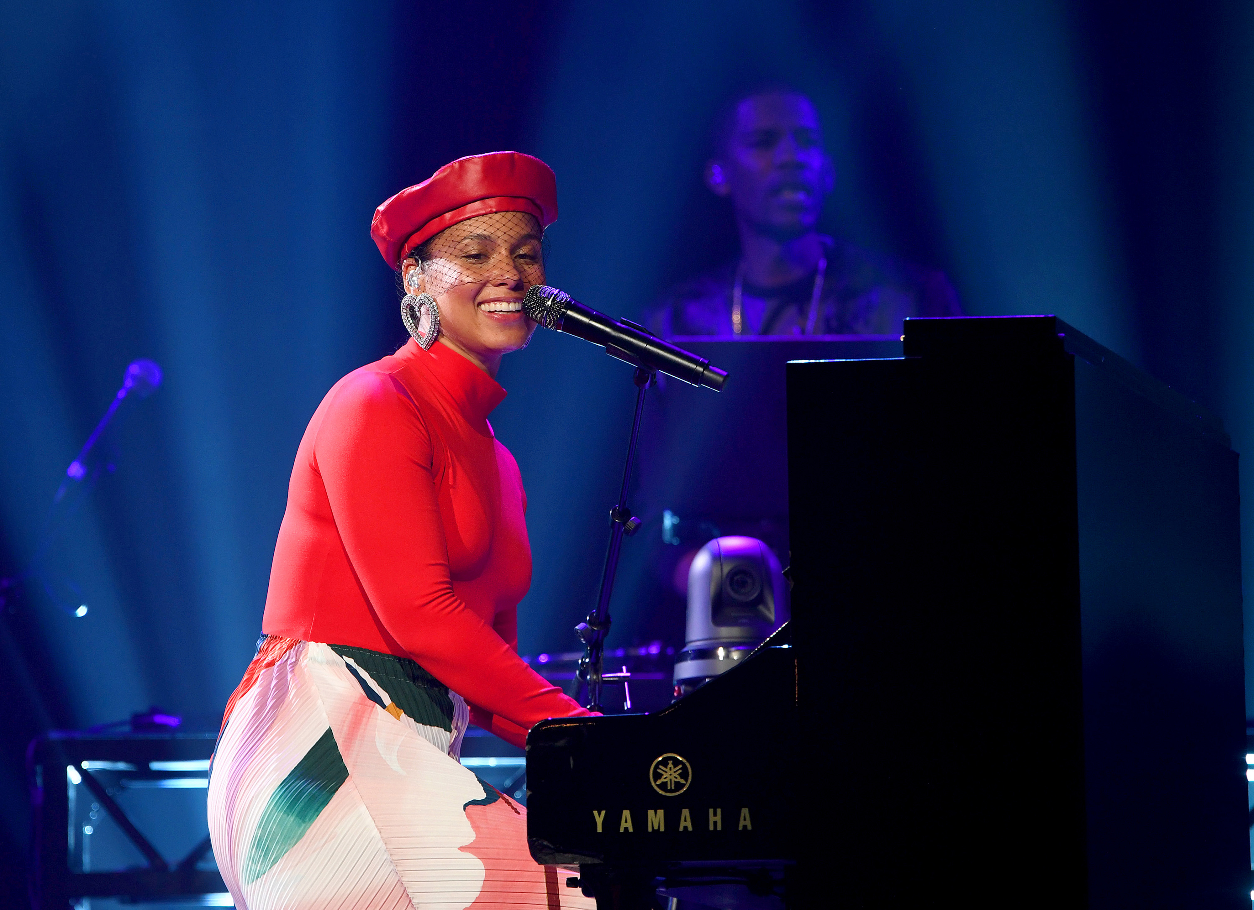  Alicia Keys At Pearl Concert Theater For Palms Casino Resort And KAOS' Grand Opening Weekend on April 05, 2019 in Las Vegas, Nevada. (Photo by Denise Truscello/Getty Images for Palms Casino Resort)