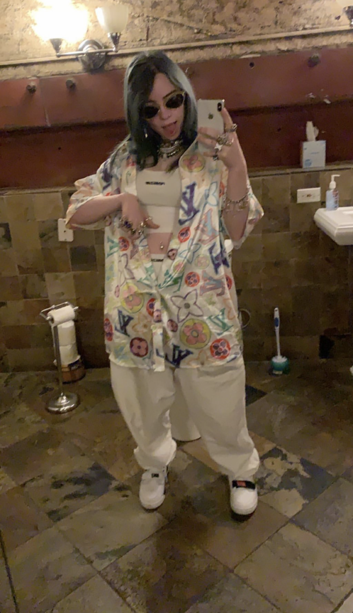Billie Eilish Decked Out in Louis Vuitton, What the Fashion