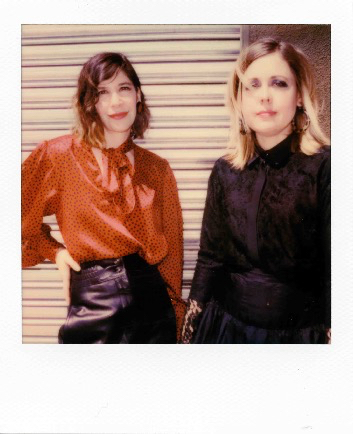  Sleater-Kinney (left: Carrie Brownstein, right: Corin Tucker) photographed by Maripol for V Magazine.