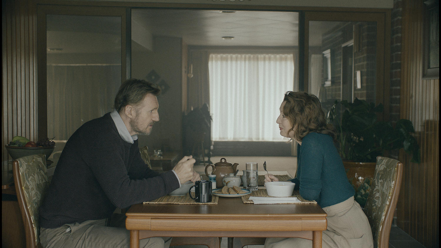  Liam Neeson and Lesley Manville in <em>Ordinary Love</em> (photo: Aidan Monaghan, courtesy of Bleecker Street)
