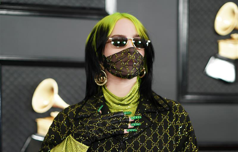 Billie Eilish Returns to Instagram Wearing Louis Vuitton Face Mask