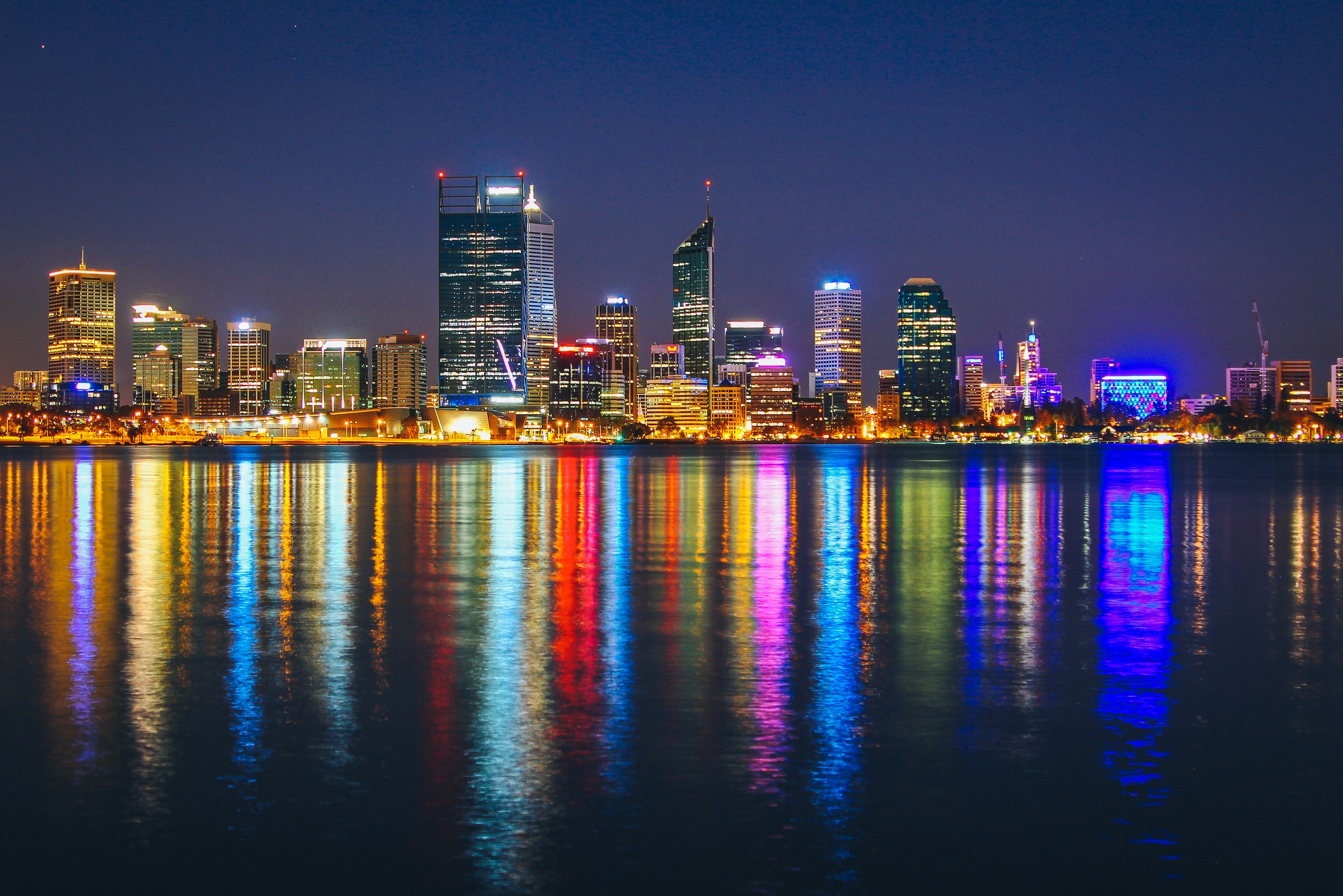  Skylines of Perth, Australia.