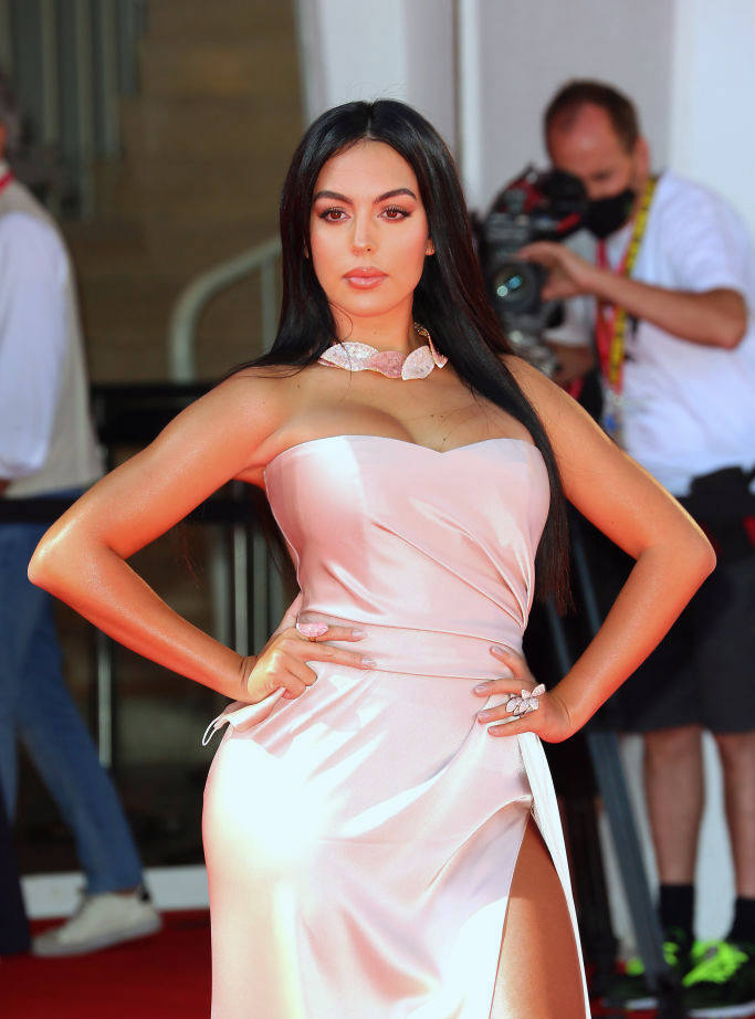Georgina Rodriguez Steps Out in Pasquale Bruni at the Venice Film ...