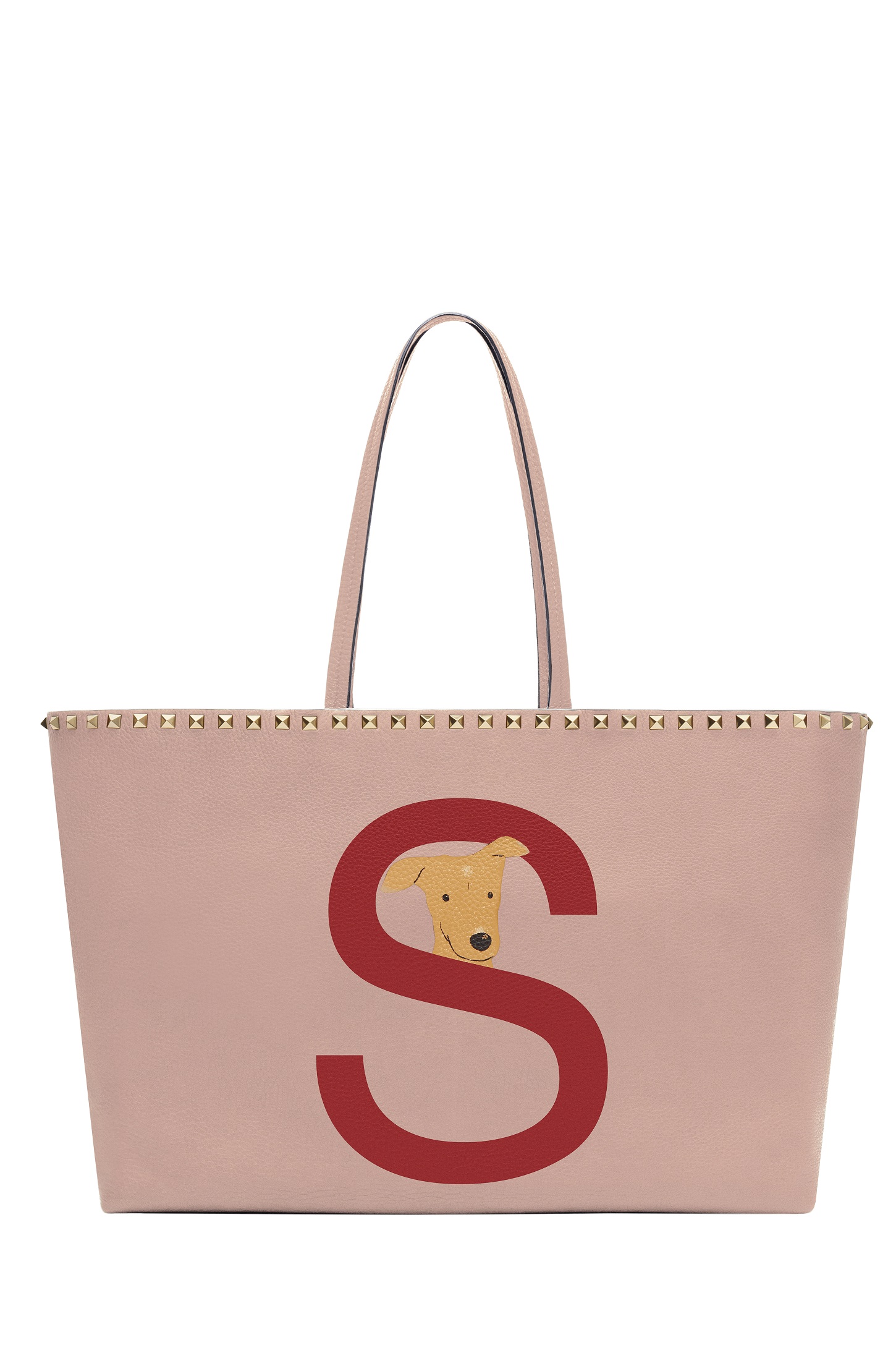 Valentino Garavani Women's Rockstud Pet Customizable Tote Bag - Pink - Totes