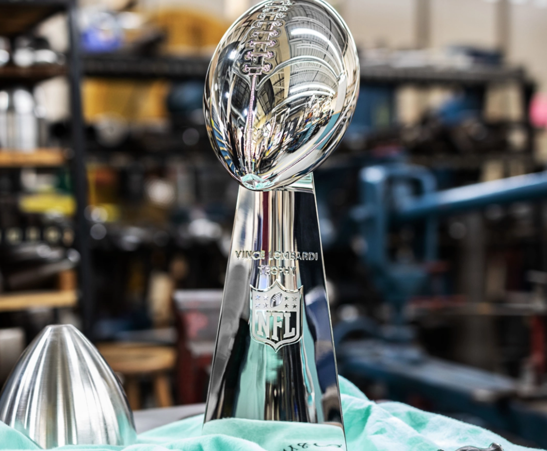 Inside the making of the Super Bowl trophy by Tiffany&Co.