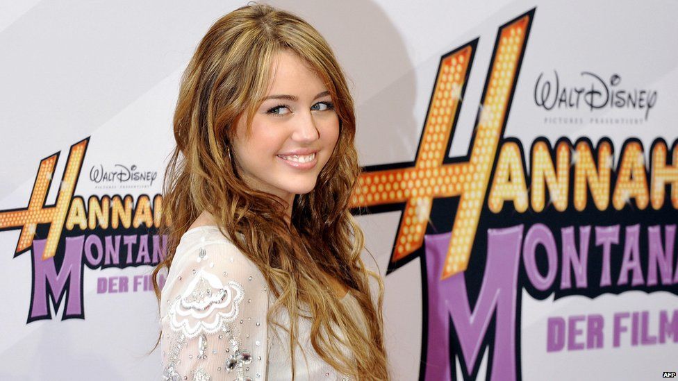  Cyrus during the Hannah Montana years. AFP.