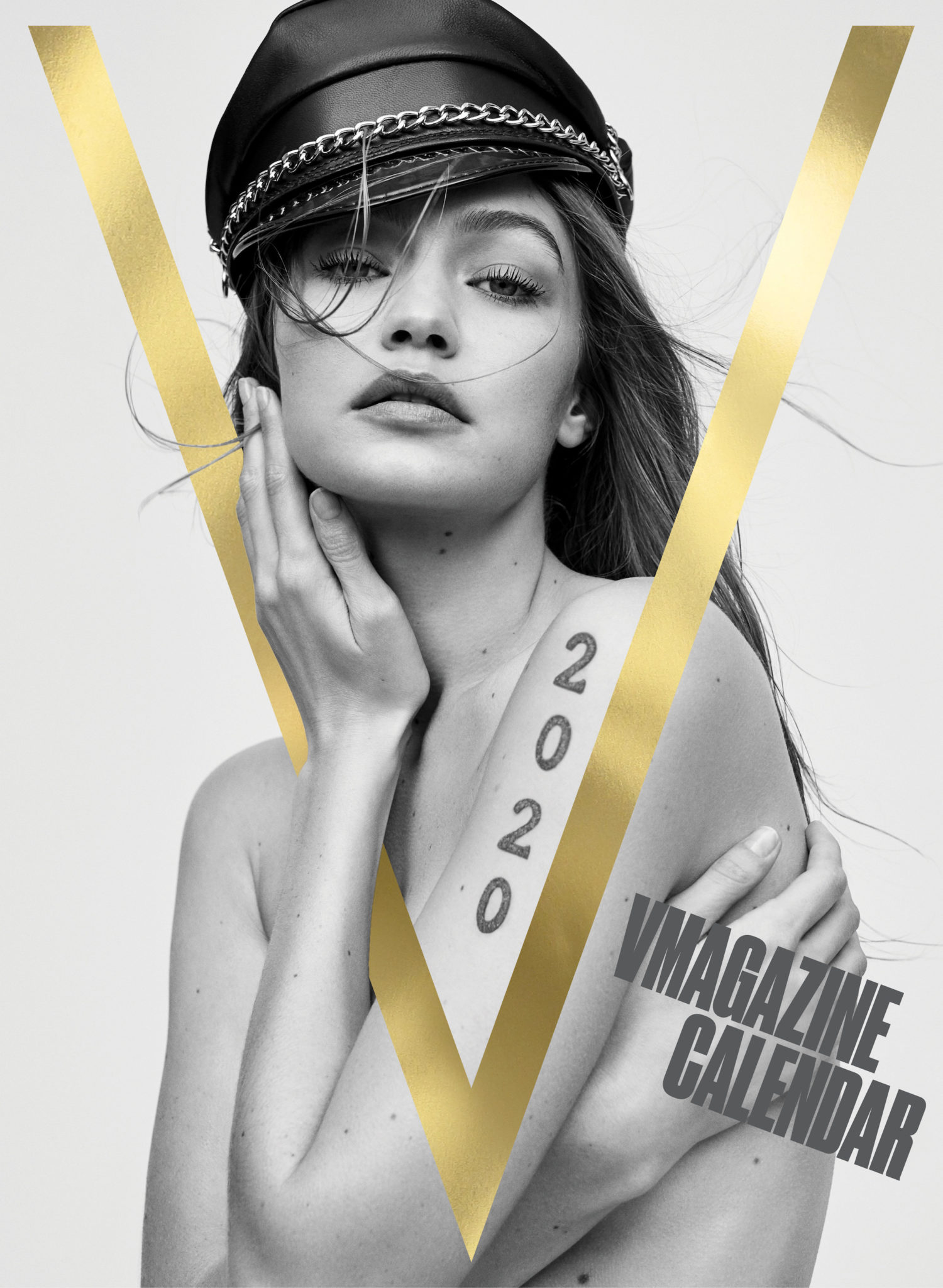  Gigi Hadid by Zoey Grossman for V's 2020 calendar