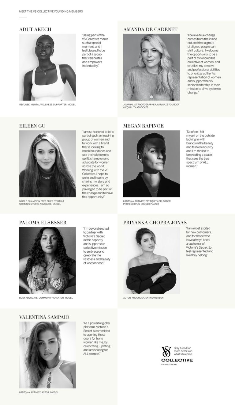 Victoria Secret Rivalry Victoria’s Secret Launches Diversity-Driven Rebrand Project ‘VS ...
