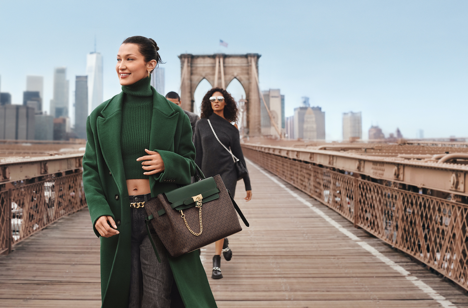 Michael Kors - Admiring the view: Bella Hadid stars in our Spring 2021  Michael Kors ad campaign, inspired by celebrated editor and fashion icon  Diana Vreeland's famous saying, “The Eye Has To