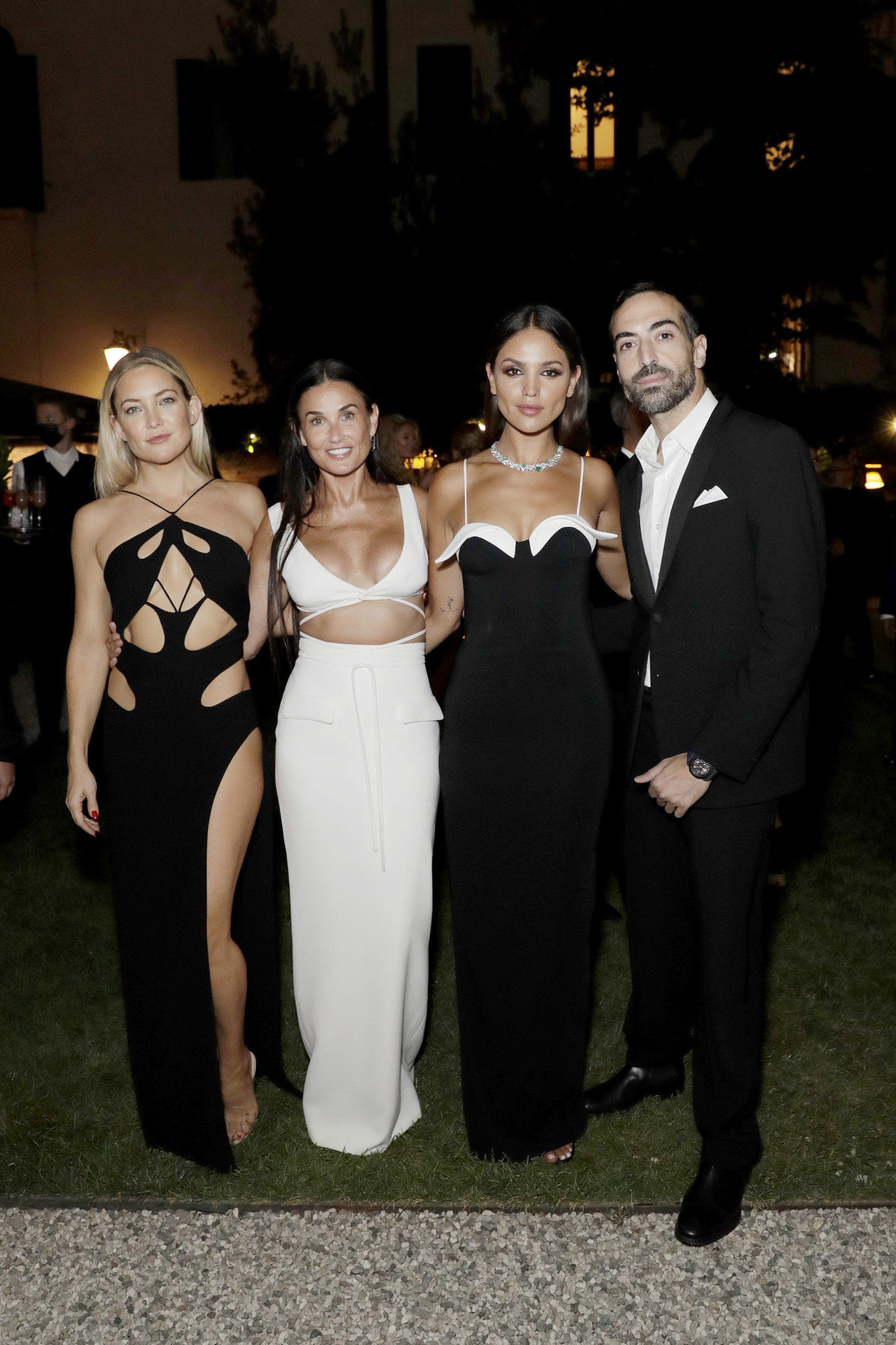  Kate Hudson, Demi Moore, Eiza González, and Mohammed Al Turki, photographed by John Phillips/Getty Images.