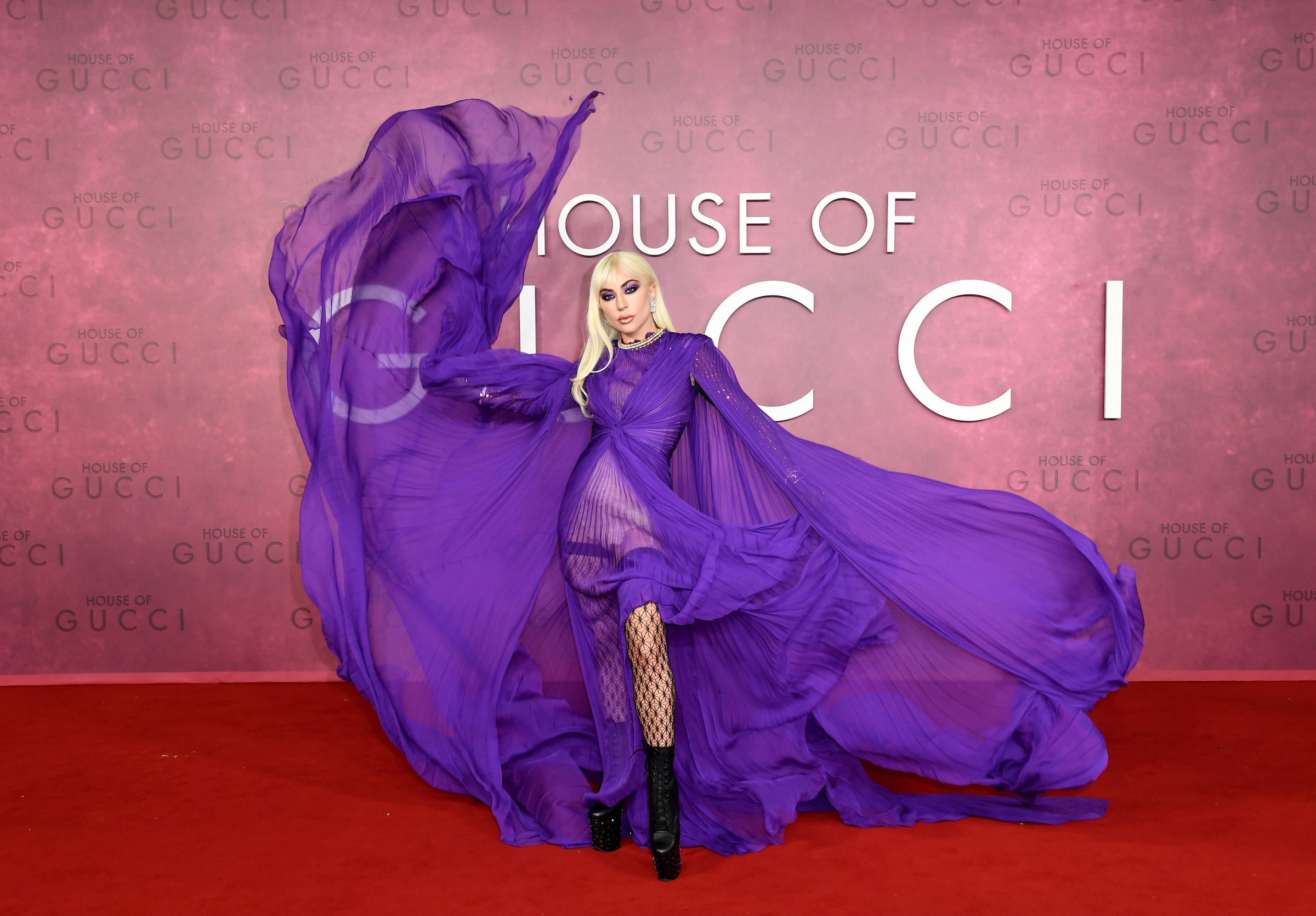 Lady Gaga wears Gucci