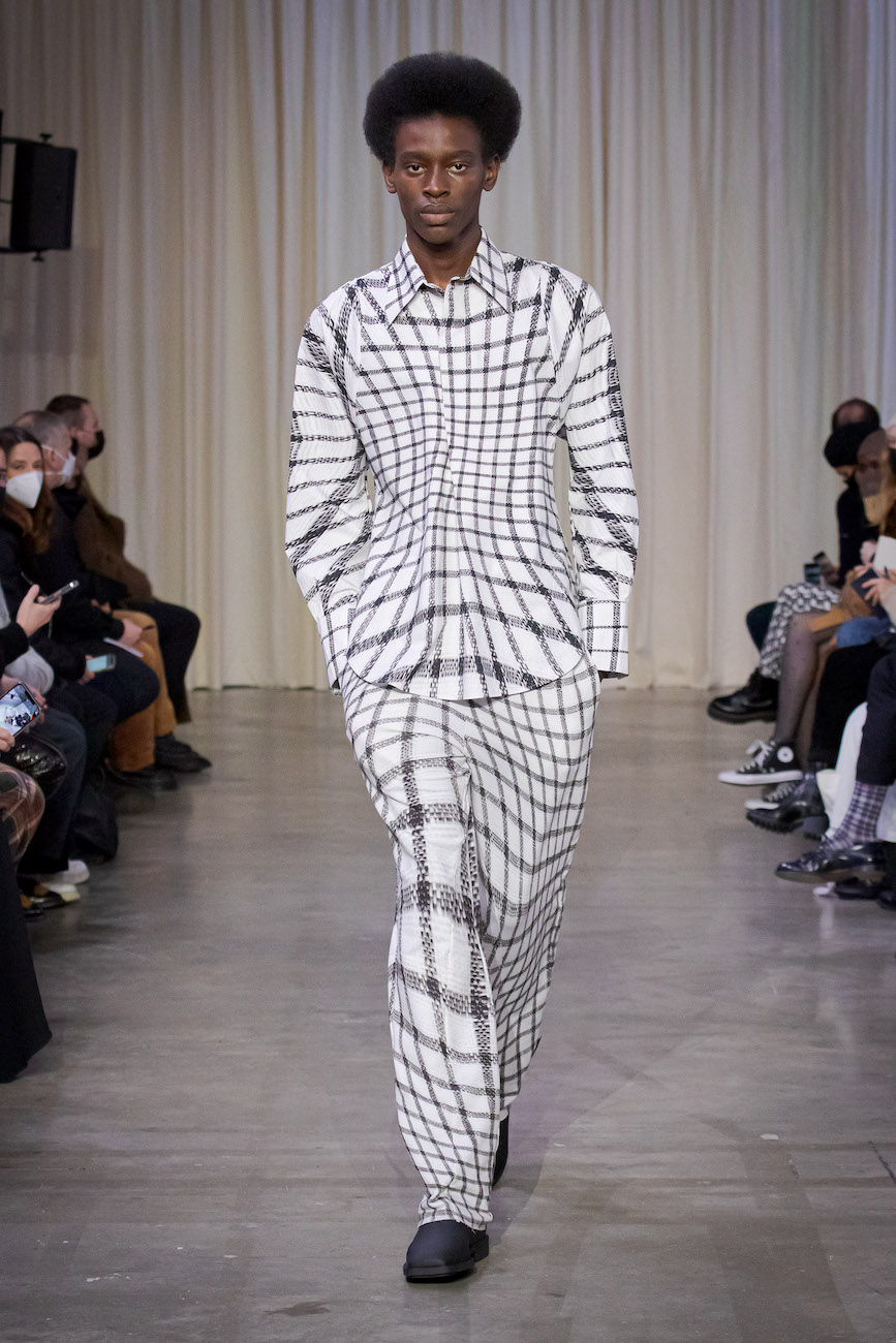  Another look from the Bianca Saunders AW 2022 show.