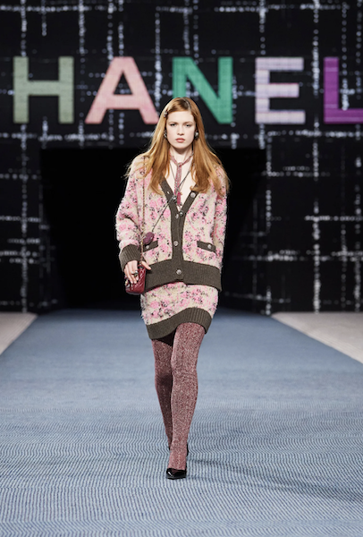  A look from the Chanel Fall 2022 show.
