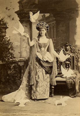  Alva Vanderbilt at the Vanderbilt Ball, 1883. Image via the New-York Historical Society Library.