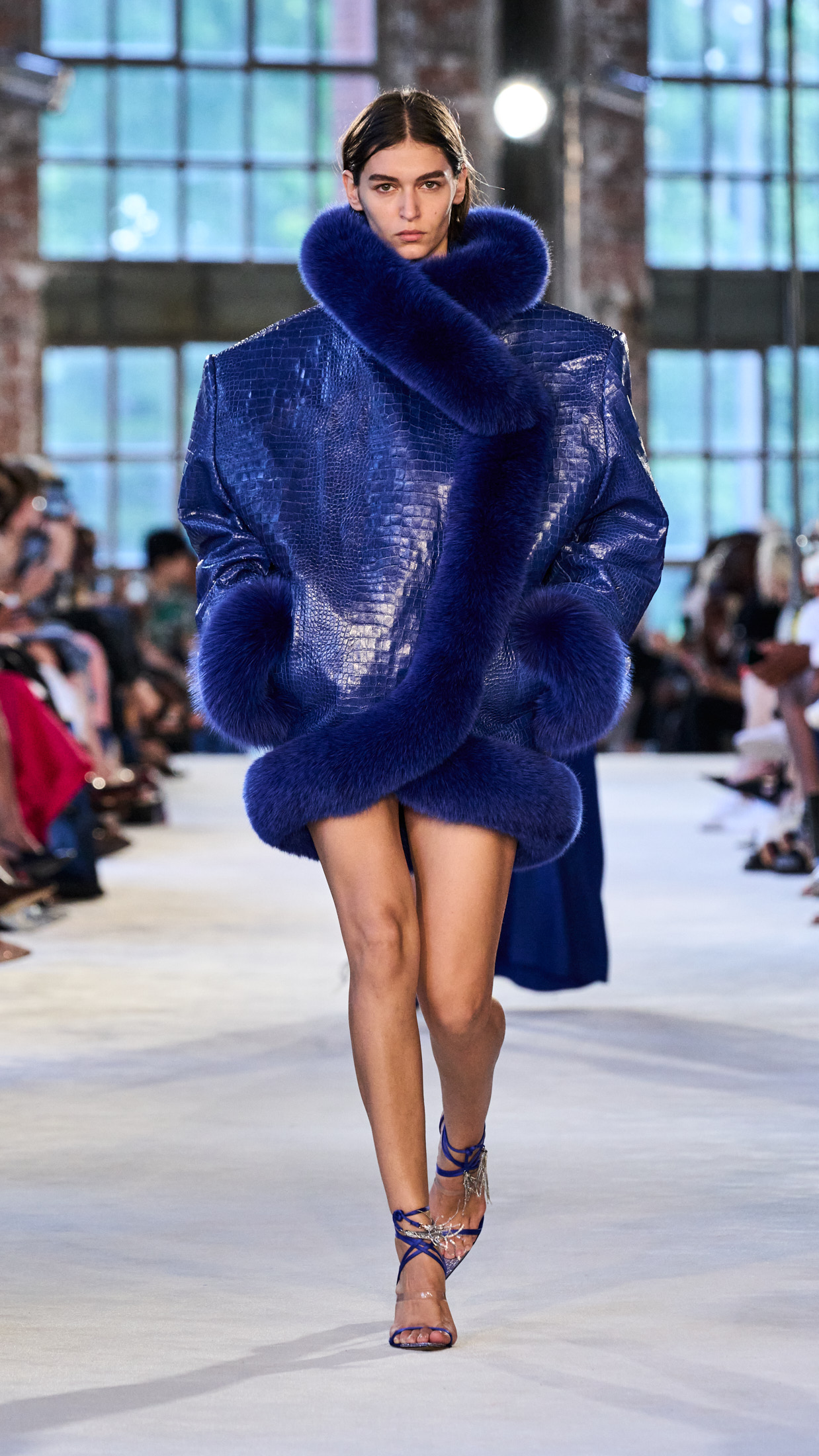 Alexandre Vauthier presents 'nip-slip' dress at Paris Fashion Week