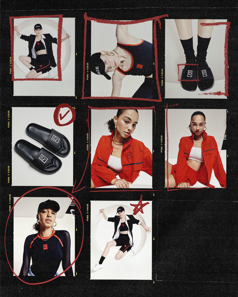  The PUMA x Vogue campaign.