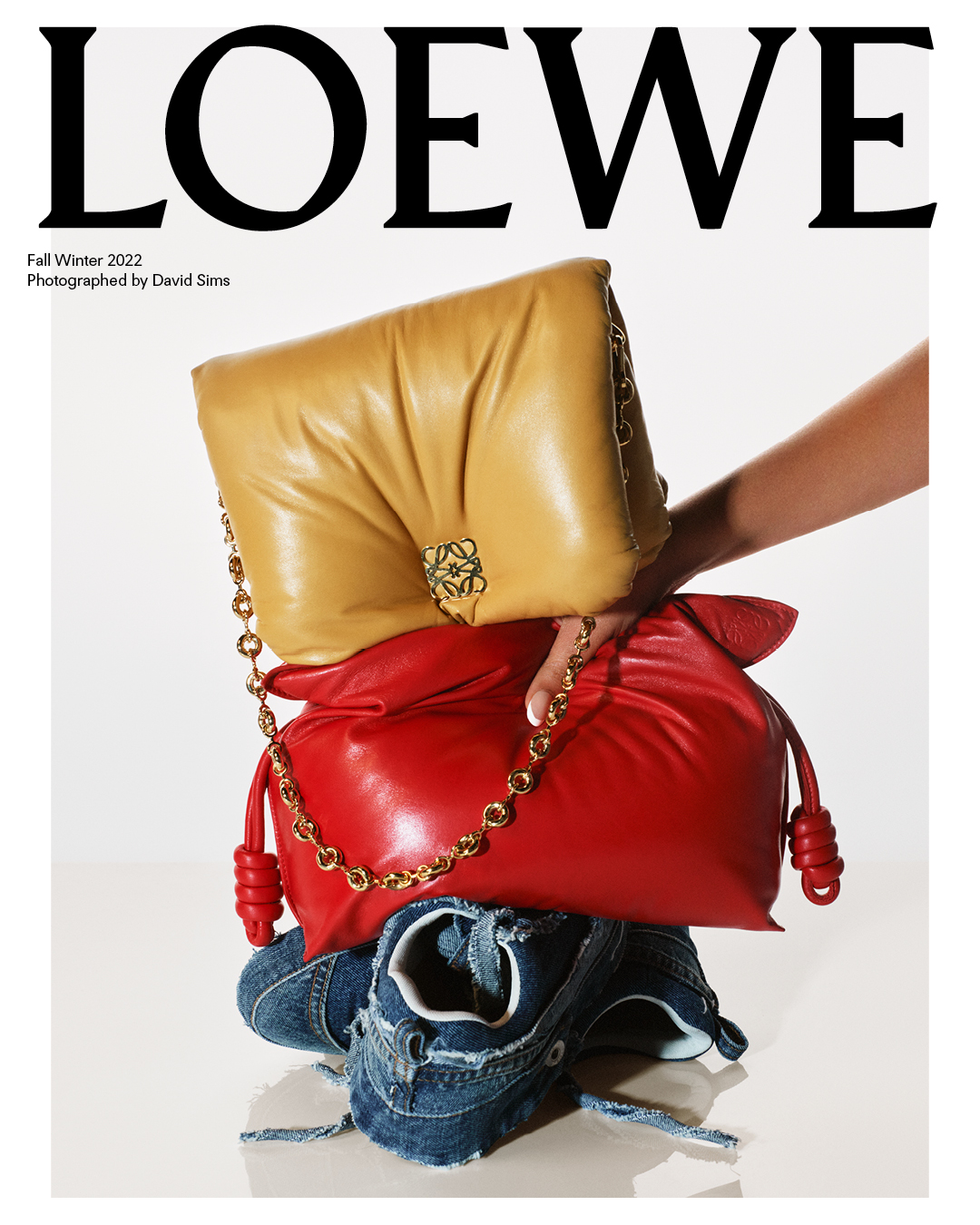 Loewe bag discount campaign