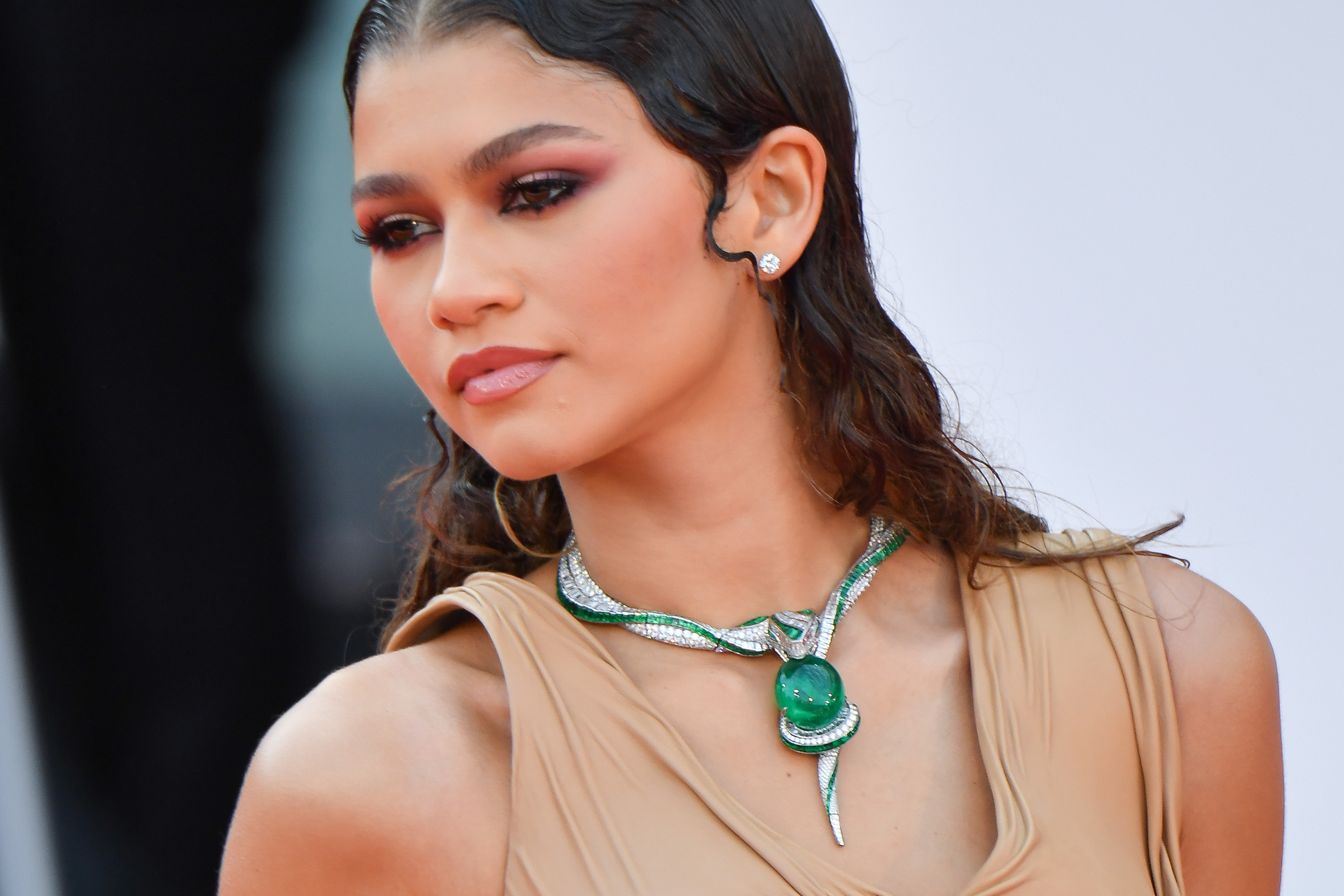  VENICE, ITALY - SEPTEMBER 03: Zendaya attends the red carpet of the movie 