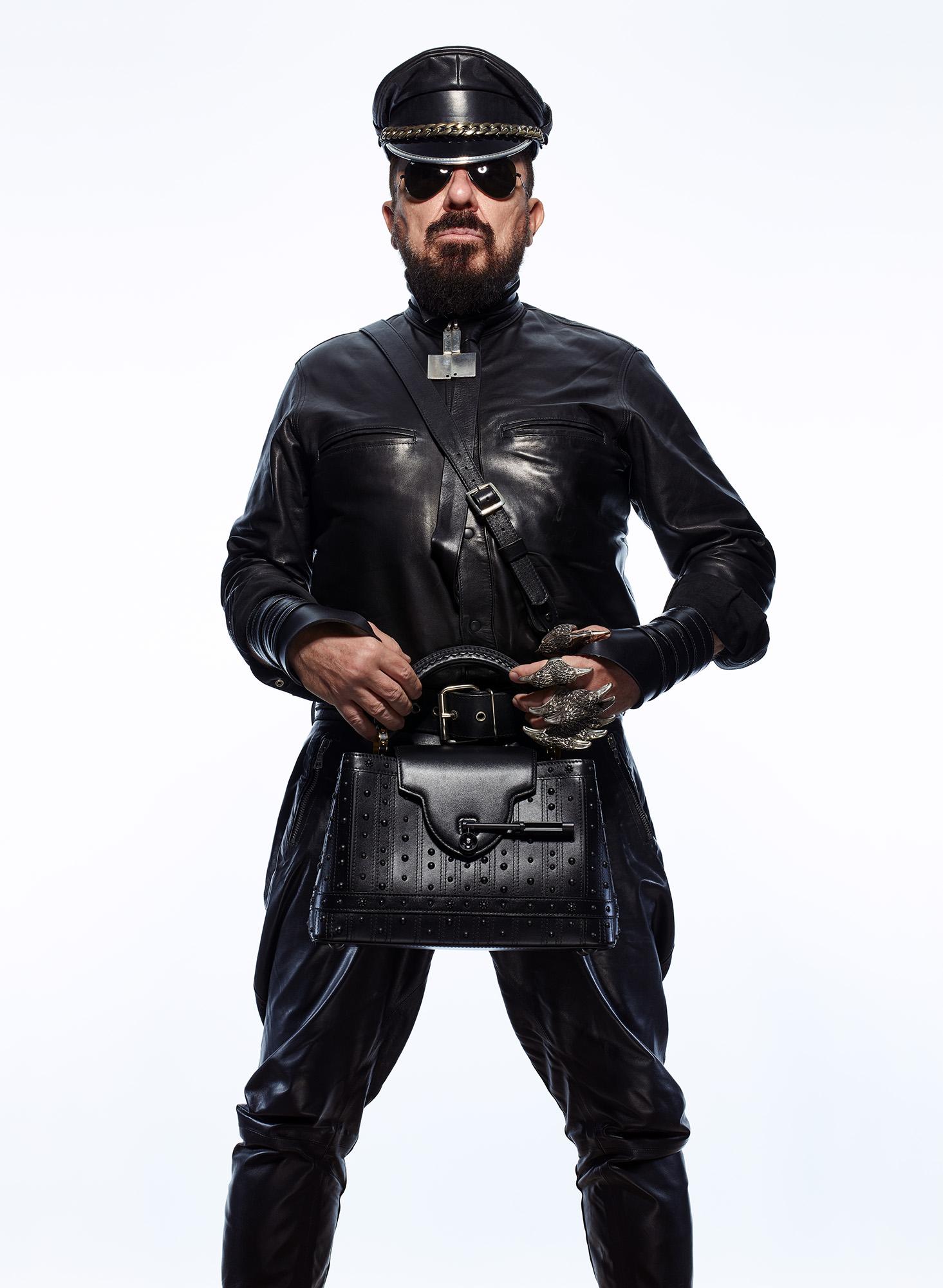  LOUIS VUITTON Artycapucines Bag MM (by Peter Marino in black smooth calfskin leather) (Price upon request, available at select Louis Vuitton boutiques.)