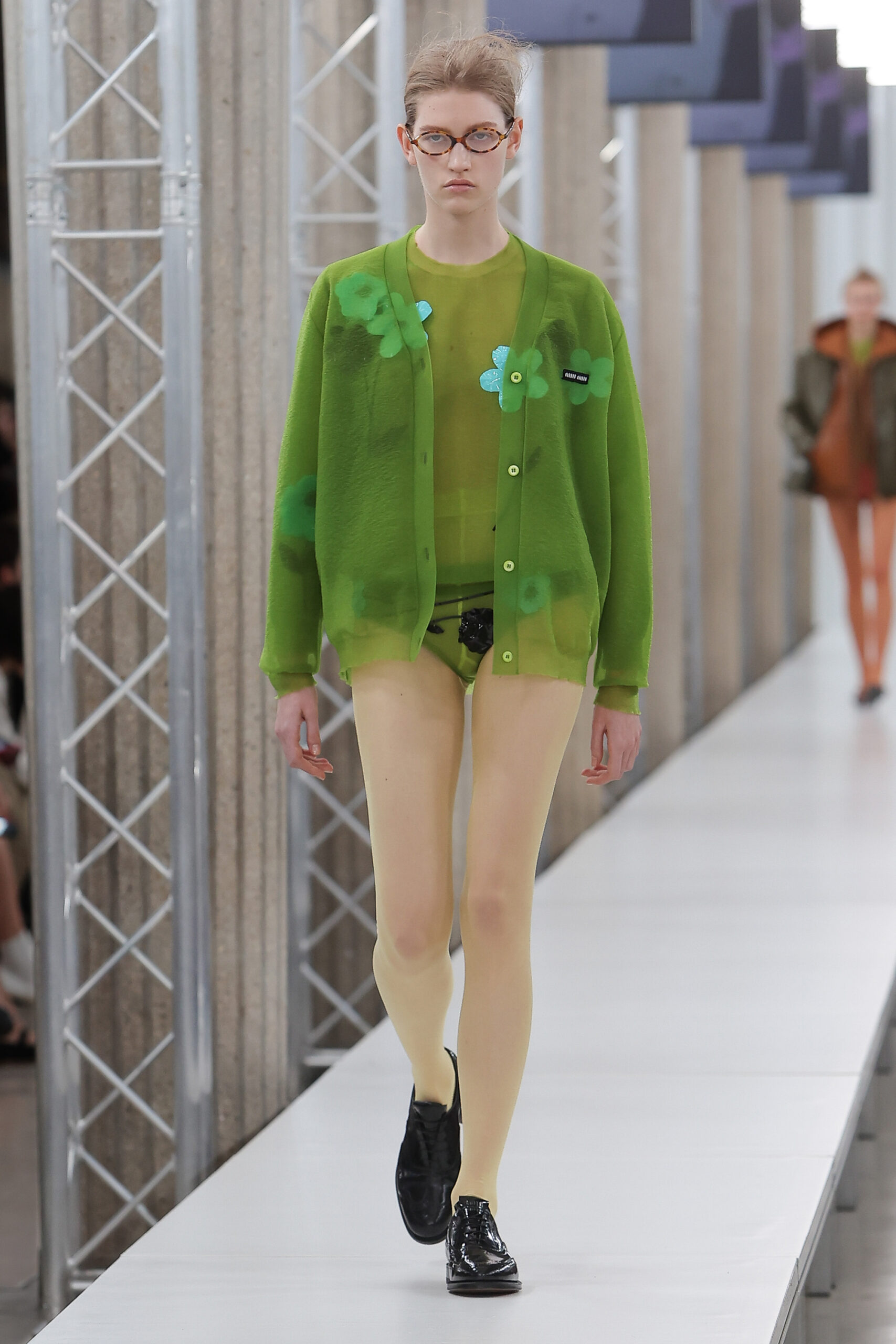 Miu Miu Abstract Underwear in Felce, Green. Size 1 (also in ).