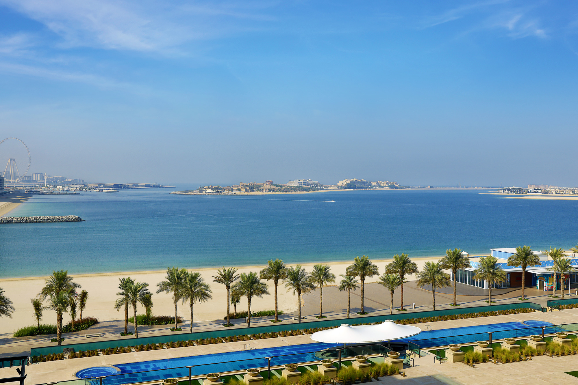  View from Marriott Resort Palm Jumeirah, Dubai.