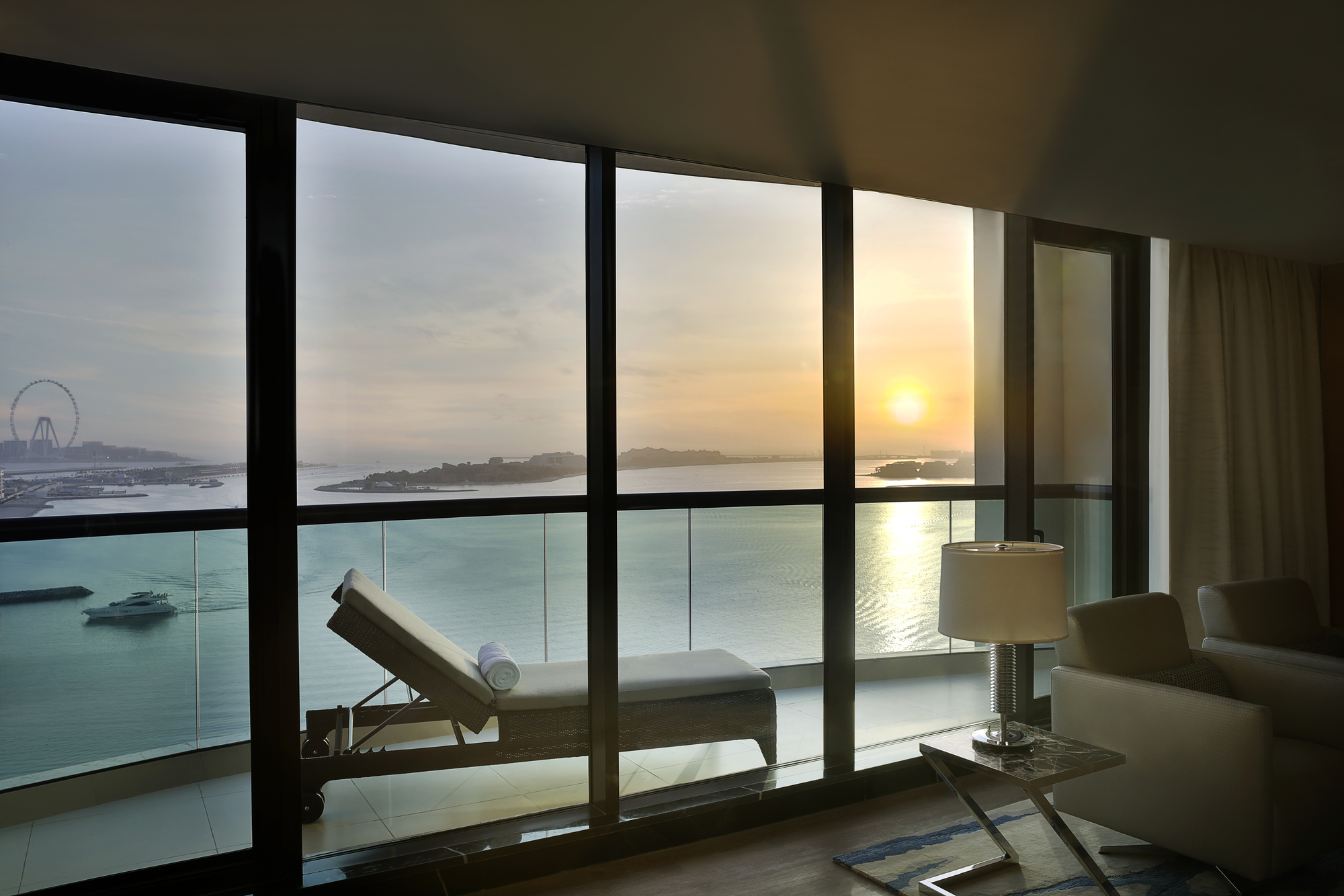  Marriott Resort Palm Jumeirah, Dubai, view from Executive Suite Balcony.