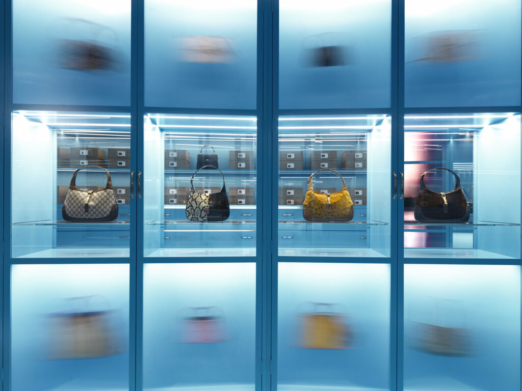Louis Vuitton's brand history in heritage window displays