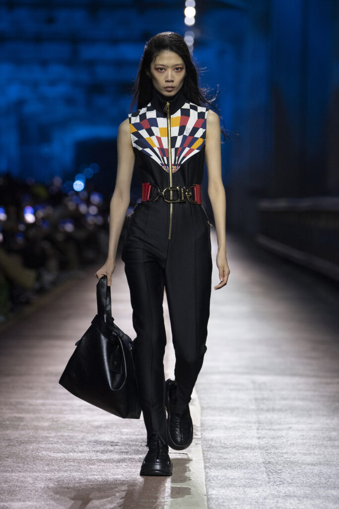 Chloe Grace Moretz and designer Nicolas Ghesquiere pose for photographers  following the Louis Vuitton Fall/Winter 2023-2024 ready-to-wear collection  presented Monday, March 6, 2023 in Paris. (Vianney Le Caer/Invision/AP  Stock Photo - Alamy