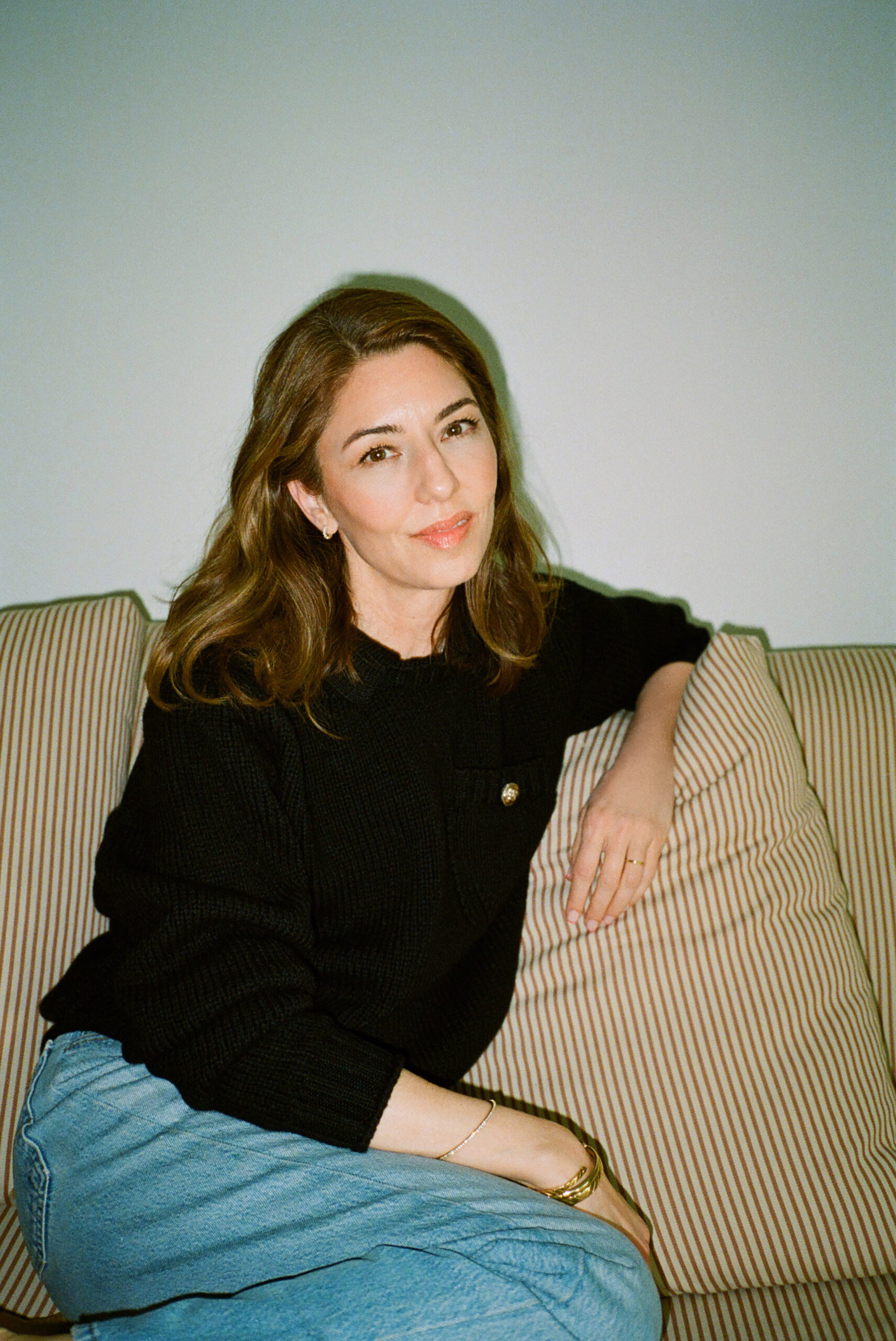 Sofia Coppola Gets Comfy In Cashmere For Barrie Collaboration - V