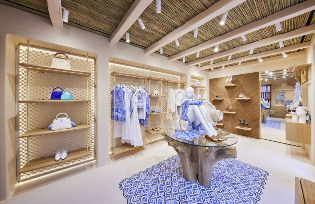 Louis Vuitton Resort 2023 Collection - Indigo Blue Style