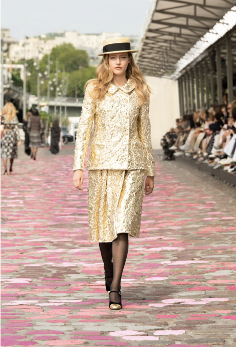 Chanel Redefines French Girl Style With Fall-Winter 23-24 Haute Couture  Collection Alongside The Eiffel Tower - V Magazine