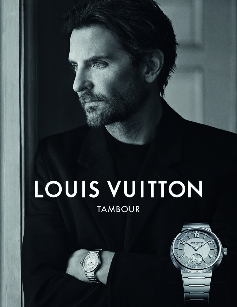 Bradley Cooper, Louis Vuitton Tambour Twenty 