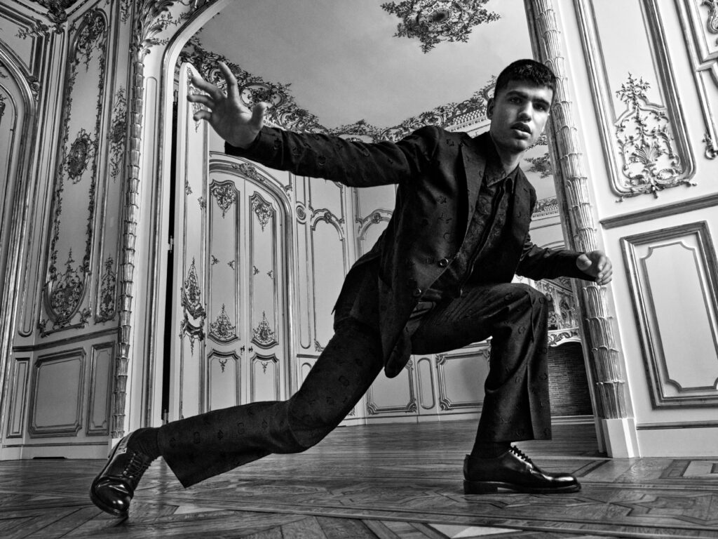 Louis Vuitton Taps Tennis Star Carlos Alcaraz For Men's Formalwear