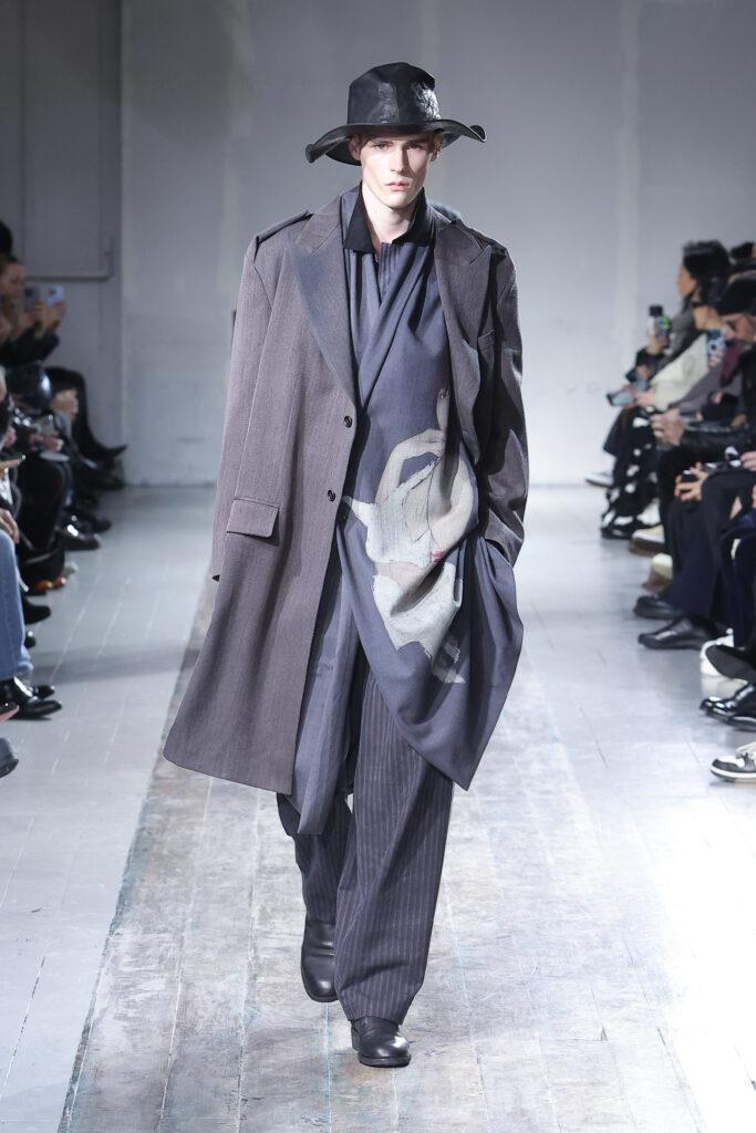 Yohji Yamamoto's Call To Slow Down in AW24 Pour Homme Collection 