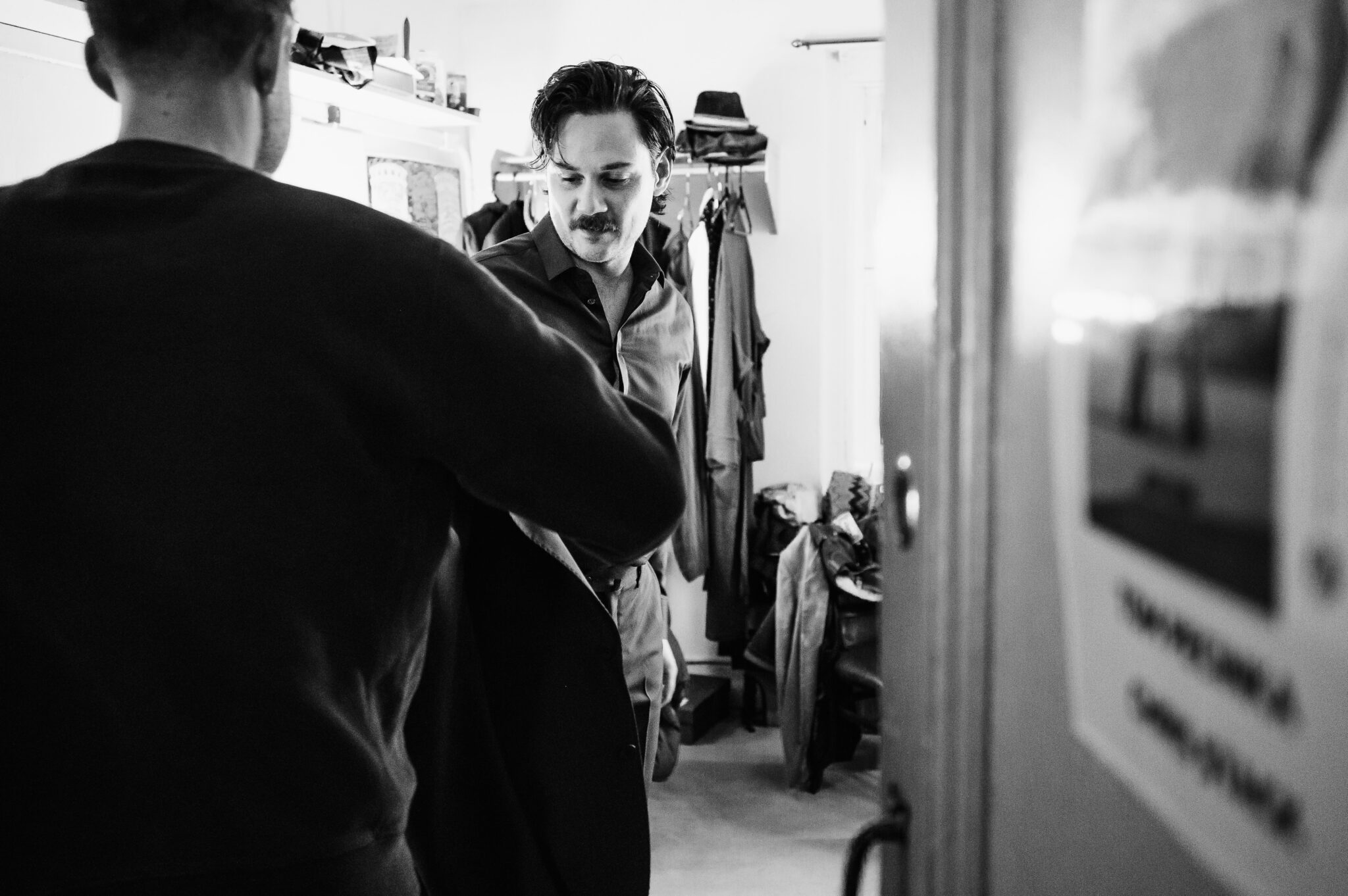 Getting Ready: Actor Tom Pecinka Celebrates Opening Night of ...