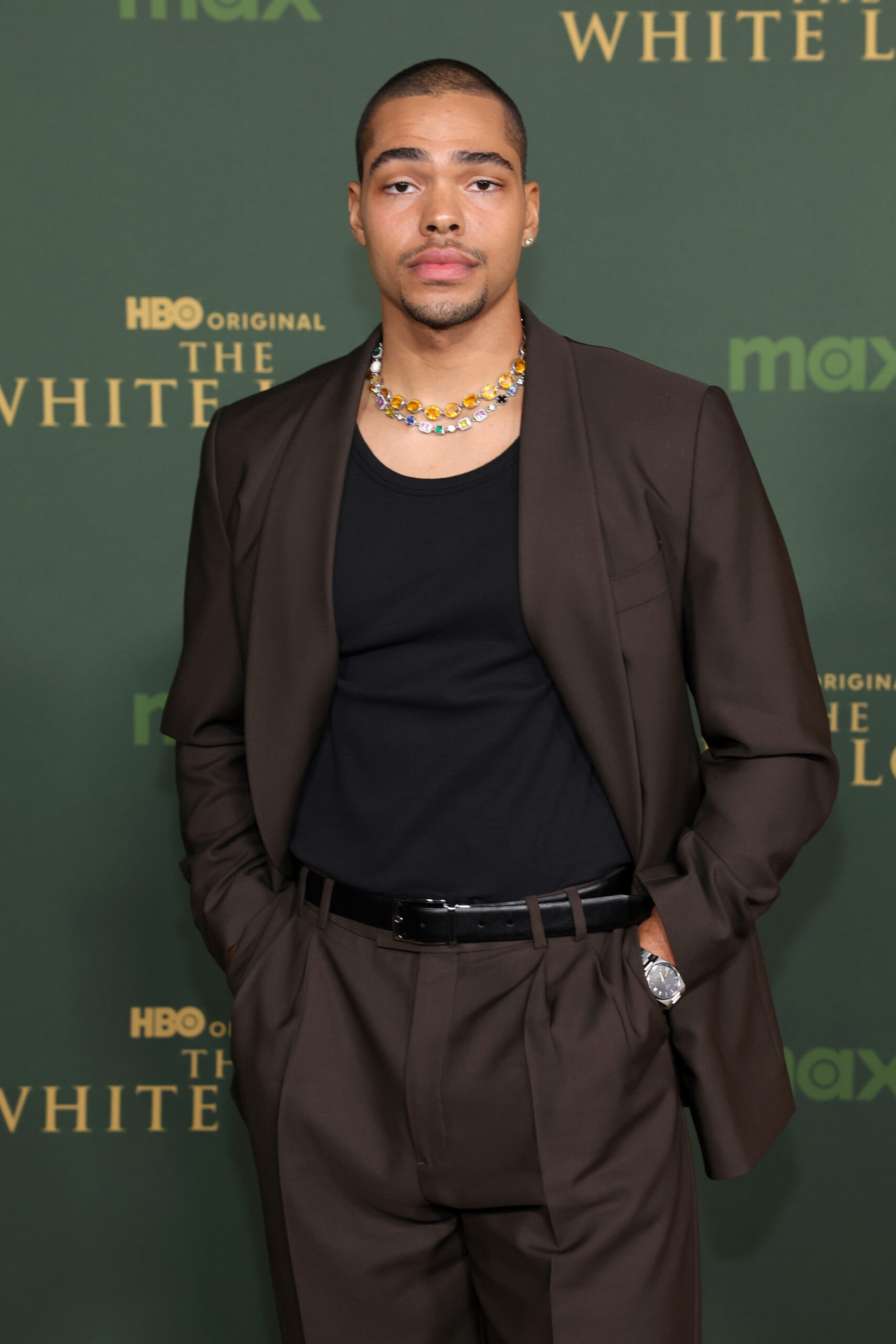 Getting Ready: Nicholas Duvernay Suits up for the ‘White Lotus