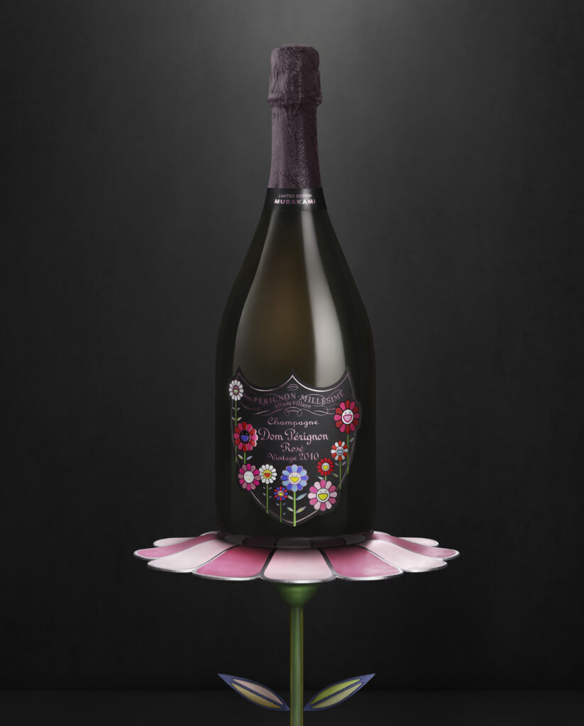 Dom Pérignon Blossoms With the Flowers of Murakami's Latest Work
