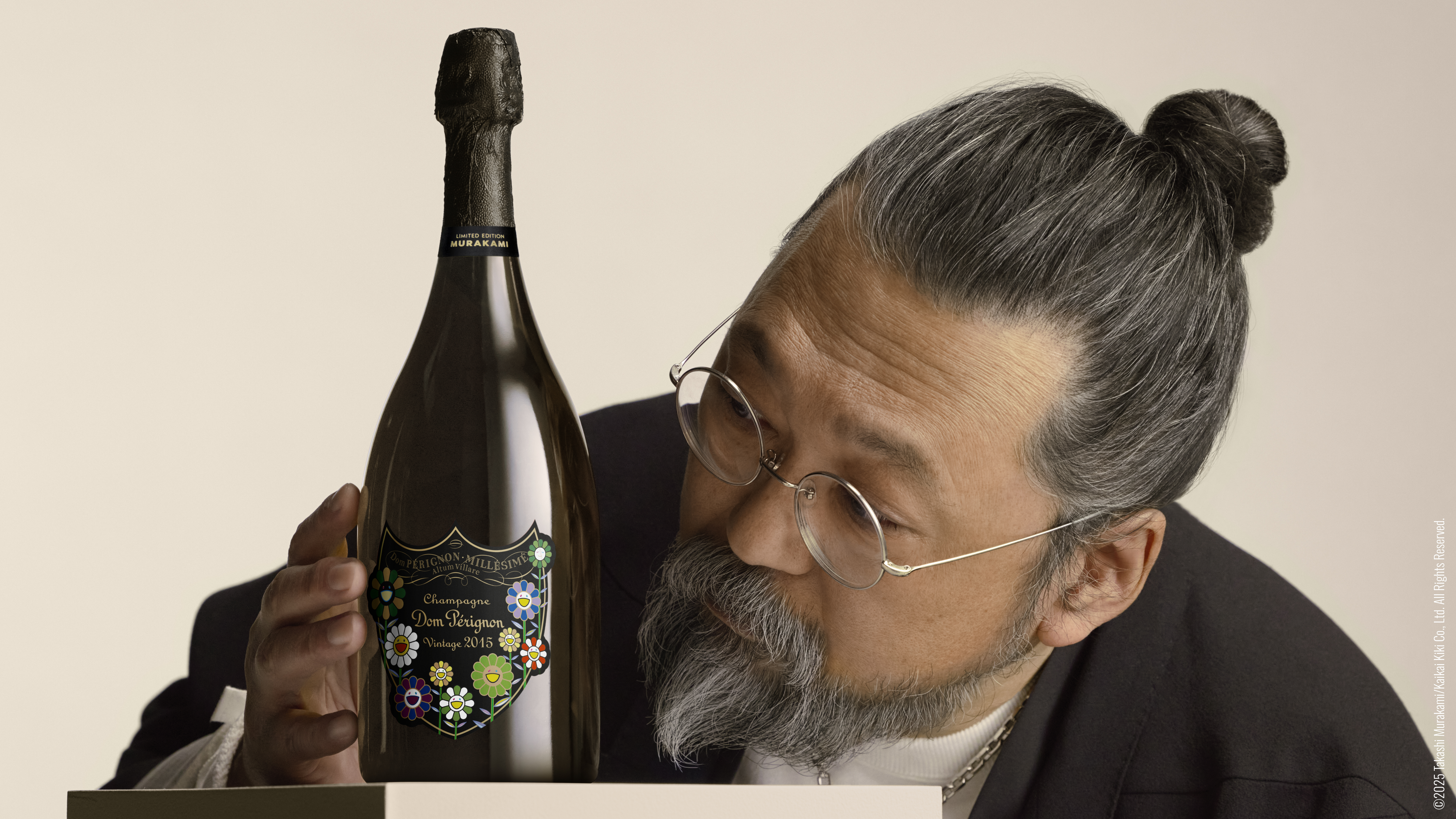 Dom Pérignon Blossoms With the Flowers of Murakami's Latest Work